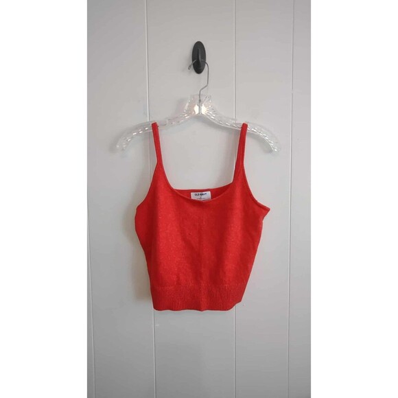 Old Navy | Red Soft Sweater Crop Top S - Picture 2 of 6